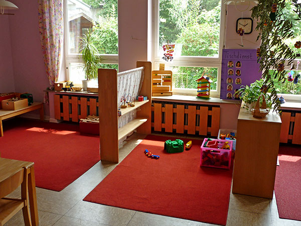 Platz zum Bauen und Stapeln in der Kasimirgruppe.